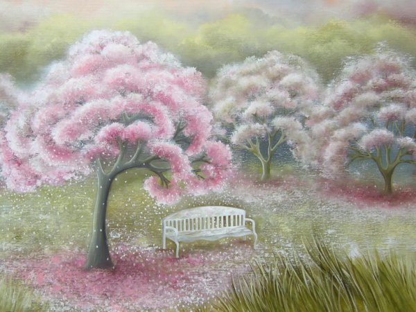 Svajingas sodas II 85x50, al.drobe - Oil painting