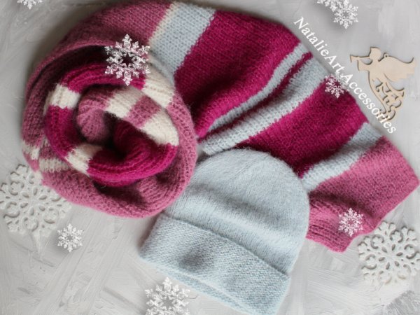 Ilgas alpakos vilnos šalikas - Scarves & shawls