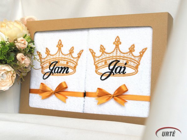 Rankšluosčių komplektas JAI ir JAM - Karūnuotieji - Needlework