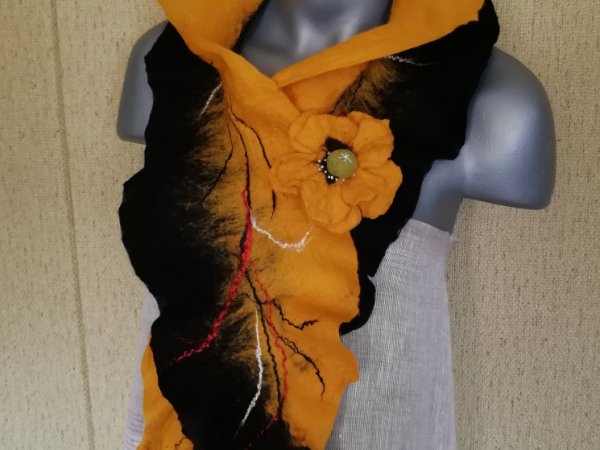 Veltinio šalikas "Saulėta diena" 2