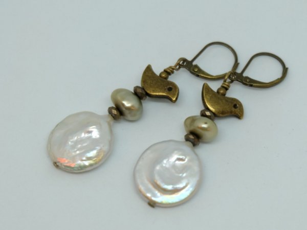 Earrings "Birds ..." - Earrings