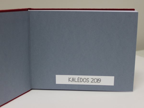linkėjimų knygelė "Kalėdinė" 2