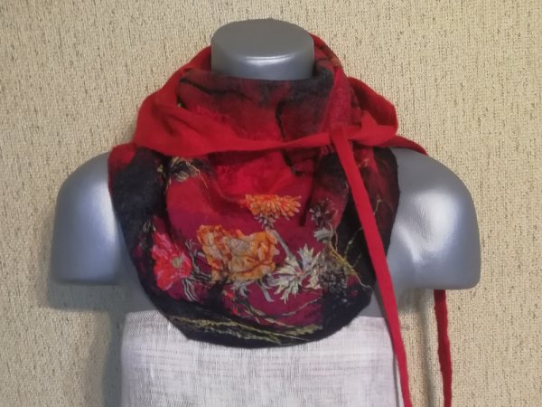 Veltas šalikas" Vakaro žara" - Scarves & shawls