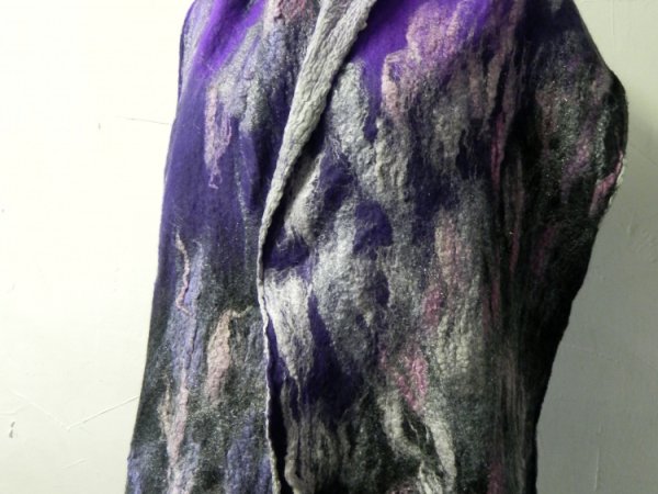 Veltas violetiniu atspalviu salikas - Scarves & shawls