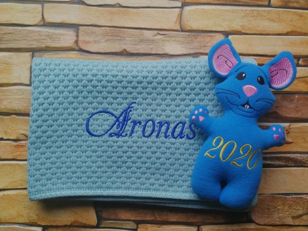Merino vilnelės pledukas ir minkštas žaisliukas - Children clothes