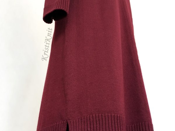 megzta moteriška suknelė "Red wine" 2