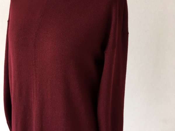 megzta moteriška suknelė "Red wine" 3