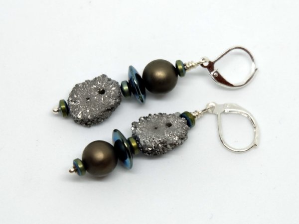 Original asymmetric earrings - Earrings