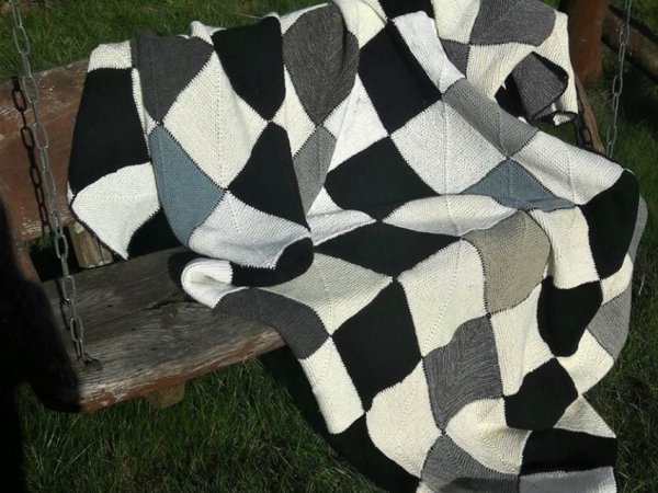 Kvadratuotas pledas - Rugs & blankets