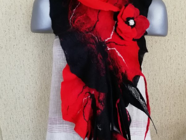 Veltas šalis su sage "klasika kitaip" - Scarves & shawls