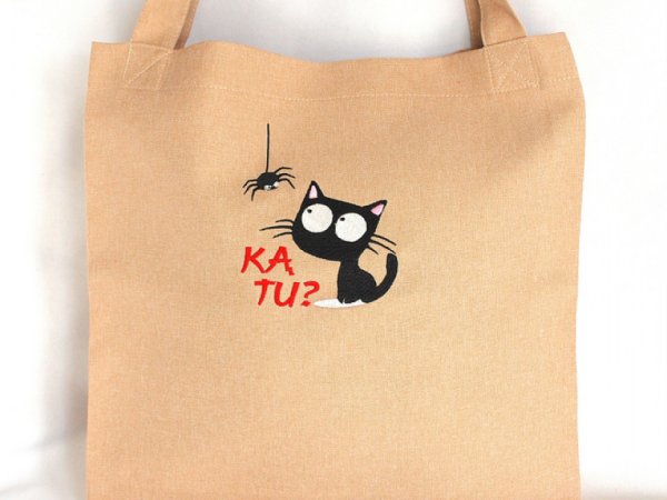 Pirkinių medžiaginis maišelis - KĄ TU? - Handbags & wallets