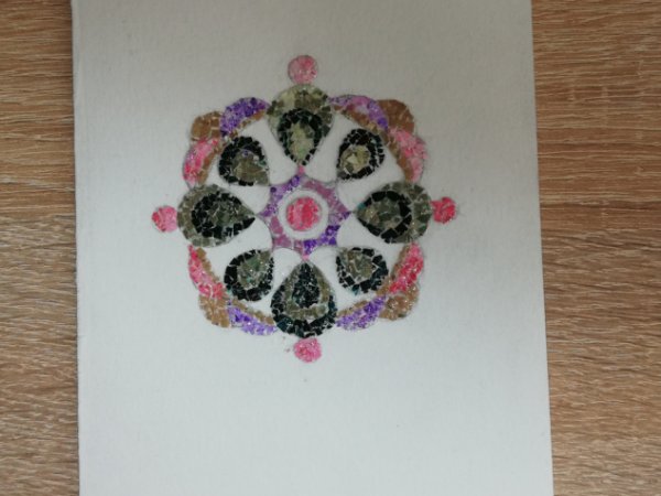 Pavasario Mandala - Postcard