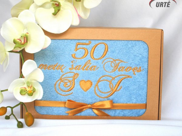 Dovana auksinių vestuvių metinių proga - 50 metų vestuvių metinės - Needlework