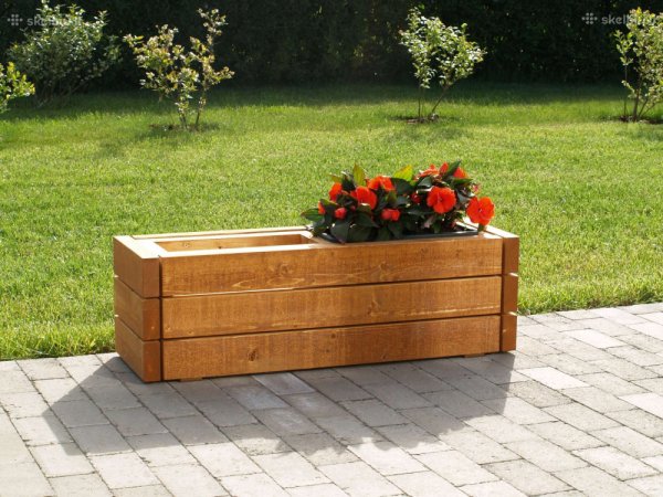 wooden outdoor pots - Woodwork