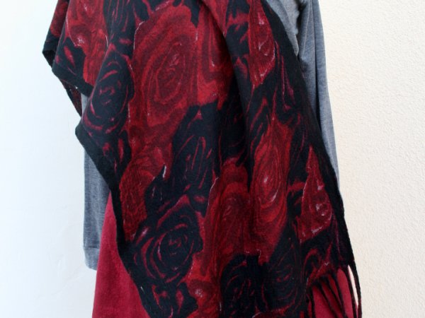 Veltas šalikas ,,VAKARO TYLOJ ,, - Scarves & shawls