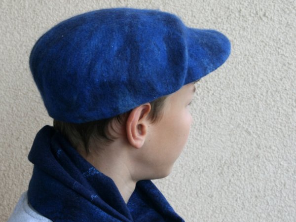 Velta vyriška kepurė ir šalikas ,,MĖLYNOS SVAJOS ,, 3