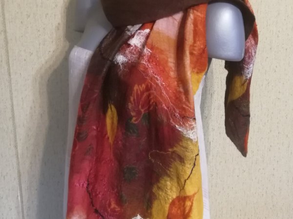 Veltinio šalis "Rudeninis" - Scarves & shawls