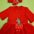Strawberry carnival costume for a girl - Other clothing - sewing