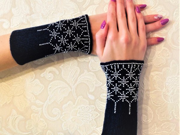 GP-1031 Riešinės tamsiai mėlynos spalvos - Wristlets