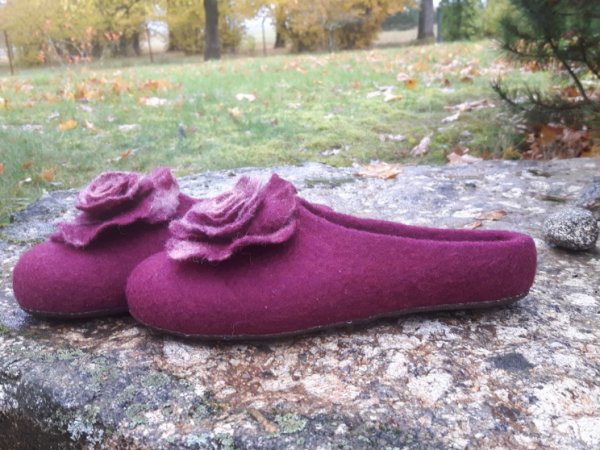 veltinio šlepetės VYŠNIA - Shoes & slippers