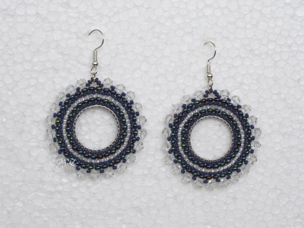 Earrings-ring - Biser