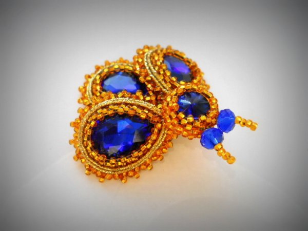 Sagė vabaliukas "Sofija" - Soutache