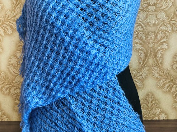 GP-1065 Šviesiai mėlynos spalvos šalikas - Scarves & shawls