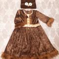 Owl carnival costume for a girl + -116 - Other clothing - sewing