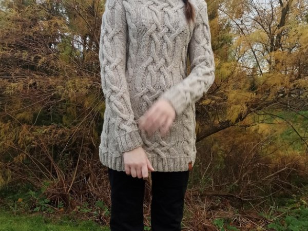Pilkas pyniuotas megztinis - Sweaters & jackets