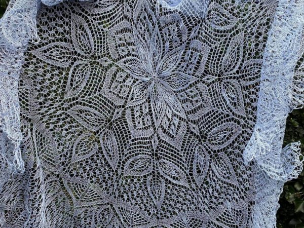 Lininė virbalais megzta staltiesė - Knittings for interior