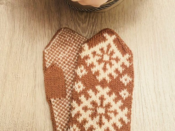 GP-1119 Vilnonės megztos pirštinės - Gloves & mittens