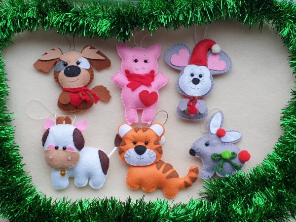 Žaisliukai eglutei - Dolls & toys