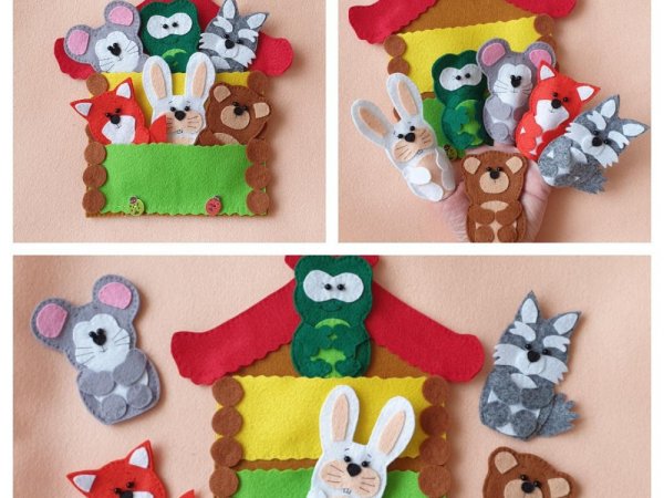 Pasaka "Kas trobelėje gyvena?" - Dolls & toys