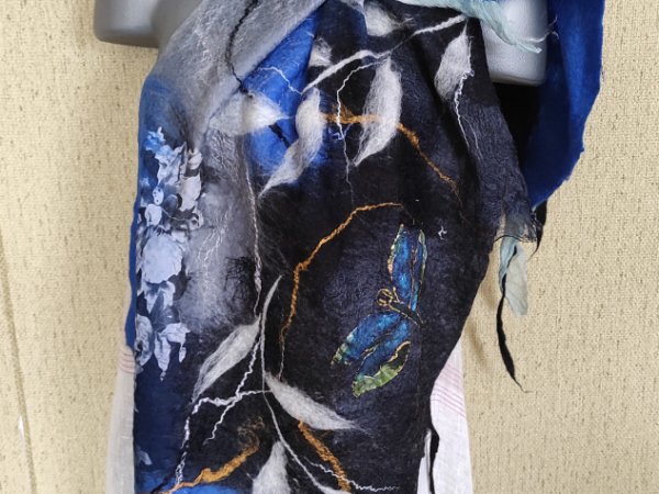 veltas šalis  "Žiemos žaidimai" - Scarves & shawls