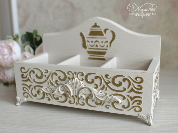Dėžutė arbatos pakeliams - For interior