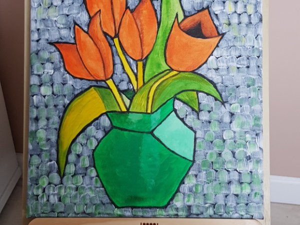 Oranžinės tulpės 2