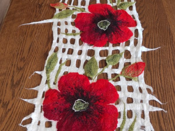 veltas takelis "aguonos" - Tablecloths & napkins