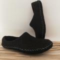 Just black slippers - Shoes & slippers - felting