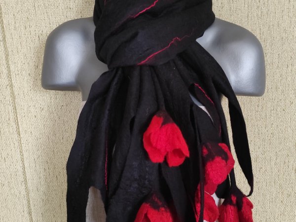 veltinio šalikas"Karmen" - Scarves & shawls