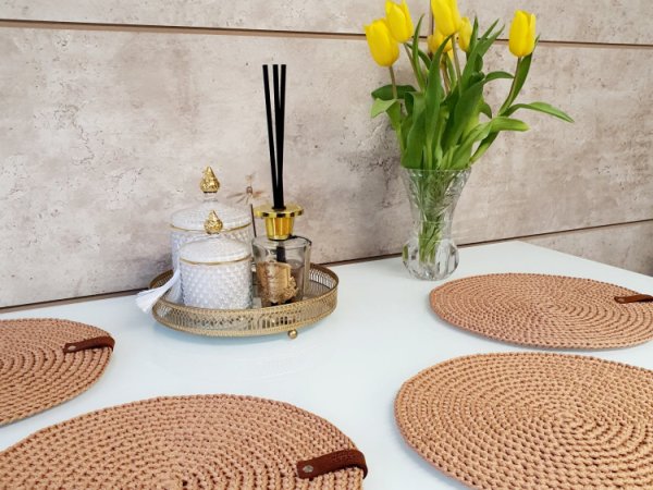 Nerti stalo padėkliukai Nr.37-1 - Tablecloths & napkins