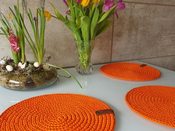 Nerti stalo padėkliukai Nr.42 - Tablecloths & napkins
