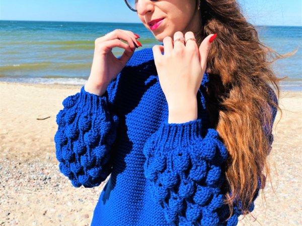 GP-1269 Megztinis ,,Bubbles" - Sweaters & jackets