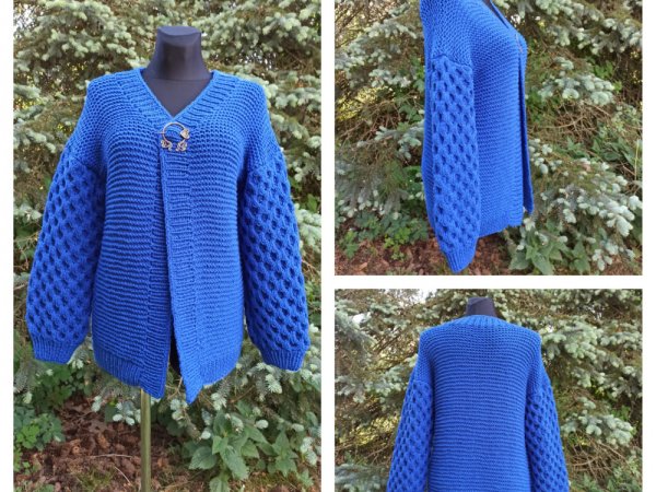 Mėlynas kardiganas - Sweaters & jackets