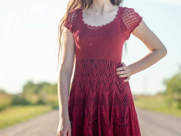 Bordo suknelė - Dresses