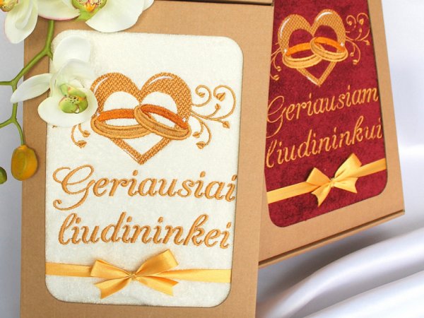 Dovanos patiems geriausiems liudininkams su auksiniais žiedais! ♥ 2