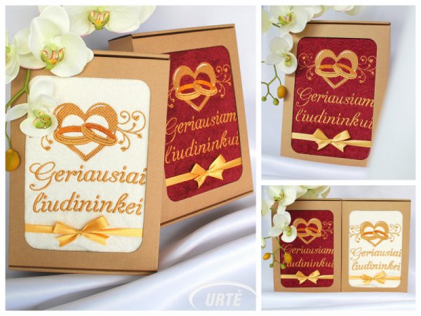 Dovanos patiems geriausiems liudininkams su auksiniais žiedais! ♥ 3