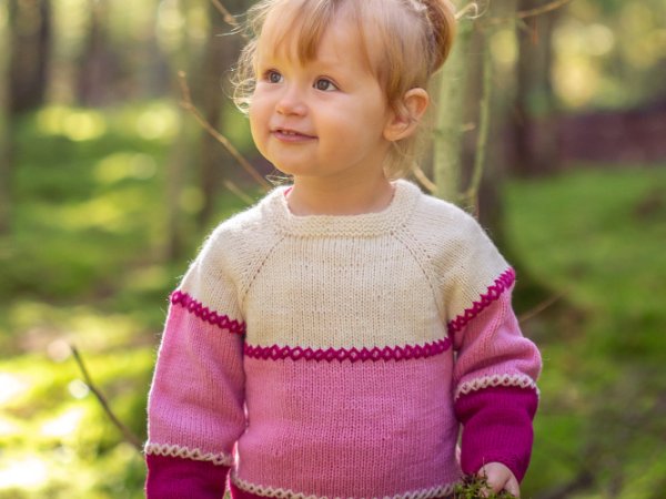 Rožinis megztukas - Children clothes