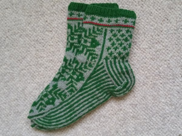 Žalia-pilka - Socks