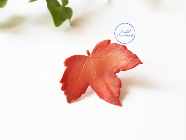Moteriška segė klevo lapas - Brooches