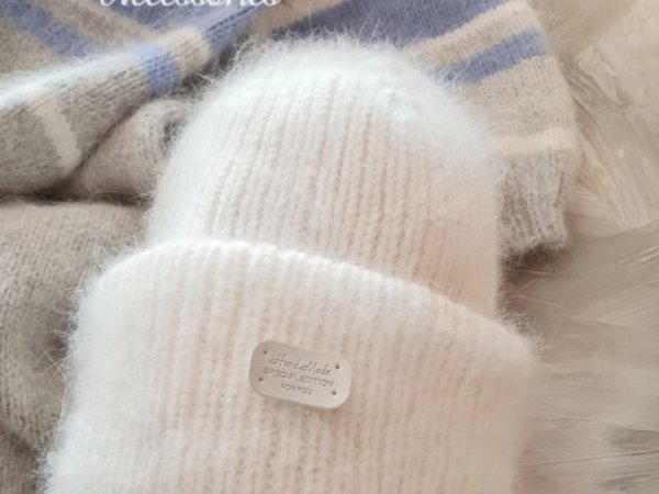 Žieminė kepurė balta - Hats